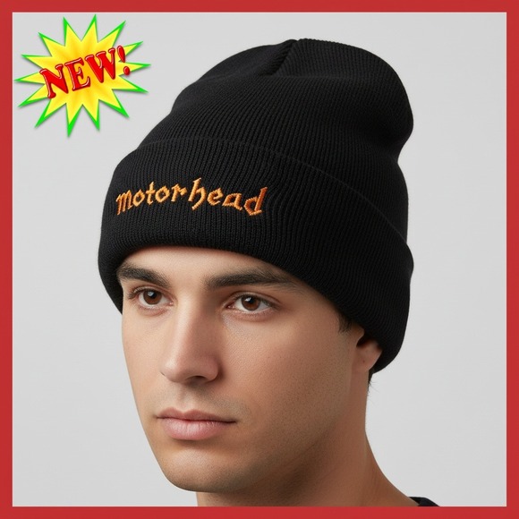 Motorhead Other - Motorhead 1998 Racing Beanie Hat Knit Cap Fox Interactive Video Game‎ Promo Cuff